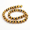 Glow in the Dark Luminous Style Handmade Silver Foil Glass Round Beads FOIL-I006-12mm-01-2