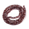 Electroplate Glass Beads Strands EGLA-A044-T1mm-A13-3