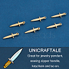 6Pcs 304 Stainless Steel Pendants STAS-UN0031-18-4