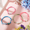 20Pcs Waxed Polyester Cord Bracelet Making AJEW-TAC00090-6