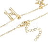 Bohemian Summer Beach Style 18K Gold Plated Shell Shape Initial Pendant Necklaces IL8059-8-3
