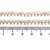 Electroplate Transparent Glass Beads Strands EGLA-A035-T4mm-A22-4