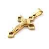 PVD Vacuum Plating 304 Stainless Steel Pendants X-STAS-D087-02G-1-2