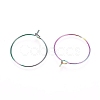 Ion Plating(IP) 316L Surgical Stainless Steel Hoop Earring Findings LS-STAS-D164-05M-2