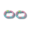 Spray Painted Alloy Spring Gate Rings X1-PALLOY-F293-04-2