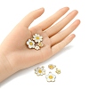 8Pcs 4 Styles Alloy Enamel Charms ENAM-YW0003-11-4