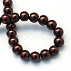 Baking Paint Glass Pearl Bead Strands HY-Q003-3mm-40-4