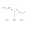 3 Sizes Bean Sprout Leaves Iron Earring Displays EDIS-E013-01B-1