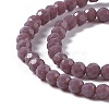 Faceted(32 Facets) Glass Beads Strands EGLA-J042-36A-08-3