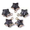 Natural & Synthetic Mixed Gemstone Pendants G-N326-36-2