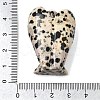 Natural Dalmatian Jasper Angel Figurine DJEW-N006-01A-17-3