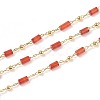 3.28 Feet Natural Agate Handmade Beaded Chains X-CHC-K008-C02-1