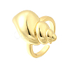 Brass Cuff Rings for Women RJEW-F184-08D-G-2