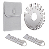 2 Styles Stainless Steel Wire Gauge Measurement Tool Sets DIY-GA0007-71-1