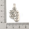 Brass Micro Pave Clear Cubic Zirconia Pendants KK-B099-01P-F-3