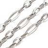 201 Stainless Steel Oval Link Chains CHS-H118-18P-1