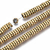 Electroplate Non-magnetic Synthetic Hematite Beads Strands X-G-T114-94G-1