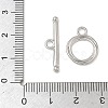 Brass Toggle Clasps KK-CBAFC6C-07G-P-4