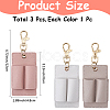3Pcs PU Keychains KEYC-CL0001-49A-2