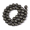 Natural Pyrite Beads Strands G-S249-01-10mm-2