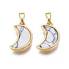 Real 18K Gold Plated Brass Pendants KK-N233-170A-01A-2