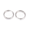 Tarnish Resistant 304 Stainless Steel Huggie Hoop Earrings EJEW-G272-02-20mm-P-2