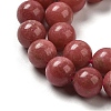 Natural Thulite Beads Strands G-Z044-A02-03-4