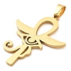 304 Stainless Steel Pendants STAS-R134-04G-01-2