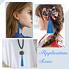 10Pcs Nylon Tassels Big Pendant Decorations FIND-SC0003-38C-6