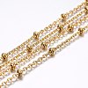 3.28 Feet 304 Stainless Steel Cable Chains X-CHS-H020-02G-1