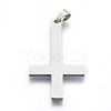 Tarnish Resistant 304 Stainless Steel Saint Peter's Cross Big Pendants STAS-L218-04P-1