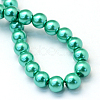 Baking Paint Pearlized Glass Pearl Round Bead Strands HY-Q003-6mm-29-4