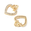 Brass Micro Pave Cubic Zirconia Pendants KK-R219-04G-2