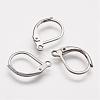 Tarnish Resistant 316 Surgical Stainless Steel Leverback Earring Findings STAS-P113-01-1