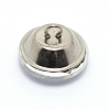 Glass Rhinestone Button BUTT-WH0015-21D-01-2