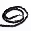 Dyed Natural Malaysia Jade Rondelle Beads Strands G-E316-2x4mm-08-2