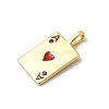 Rack Plating Brass Pendants KK-A268-01G-04-2