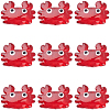 10Pcs Glass Enamel Beads LAMP-PA0001-44B-1