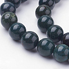 Natural Bloodstone Beads Strands G-N0120-25-8mm-3