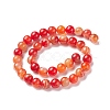 Natural Striped Agate/Banded Agate Bead Strands X-G-K155-A-10mm-05-2