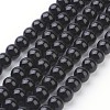 Synthetic Black Stone Beads Strands GSR4mmC044-1