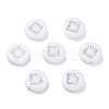 Opaque Acrylic Beads X-OACR-G016-07F-1