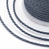 Round Waxed Polyester Cord YC-G006-01-1.0mm-17-2