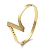Ion Plating(IP) 304 Stainless Steel Hinged Bangles for Women BJEW-A011-20G-3