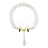 Glass Bead Charm Bracelets BJEW-YW00007-01-1