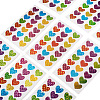 Heart Plastic Stickers DIY-TADJ0002-006A-3