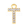 Golden Tone Alloy Rhinestone Pendants PW-WGCC773-20-1