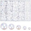 70G  5 Styles ABS Plastic Imitation Pearl Cabochons OACR-SC0001-45D-1