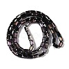 Electroplate Glass Beads Strands GLAA-Q101-02A-HP04-2