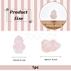 Torch Natural Rose Quartz Display Decorations DJEW-WH0042-08A-03-2